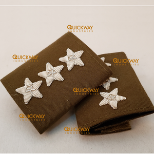 Nouveau style d'épaulettes OEM pour les épaulettes uniformes en coton solide couleur unie personnalisée produit de gros à la mode - Product Image 3