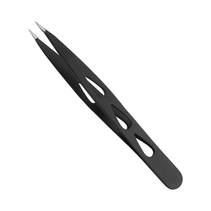 Nueva gran oferta, pinzas para cejas de acero inoxidable, diseño personalizado, pinzas faciales duraderas, herramientas de roscado de belleza para uso Personal - Product Image 3