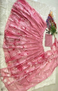 Hermosa última colección Lehenga con hermoso estampado floral - Product Image 4