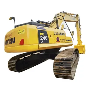 Excavadora usada KOMATSU, maquinaria de construcción popular usada con suavidad, maquinaria de cueva de tierra KOMATSU de 24 toneladas, precio barato