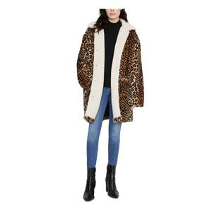 Cappotto in Finta Pelliccia di Visone Sierra da Donna Sanctuary, Taglia XS, Parka Marrone con Decorazioni Vintage, Bottoni, Opzioni Slim, Lungo o Corto, Imbottitura in Cotone - Product Image 3