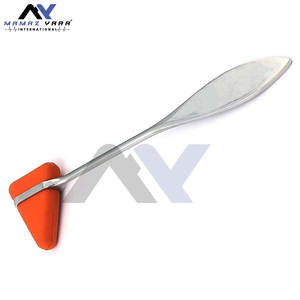 Martillo de Reflejos de Percusión de Acero Inoxidable Taylor Medical para Médicos y Enfermeras, Cabeza Roja, Potencia Manual para Clínicas, Pruebas Neurológicas - Product Image 3