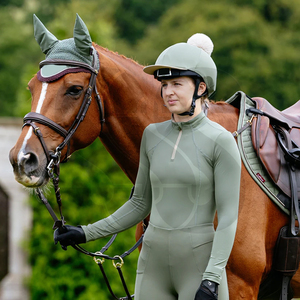 Chemises de base pour l'équitation pour femmes, mélange polyester/spandex, séchage rapide, respirant, léger, vêtements de performance - Product Image 5