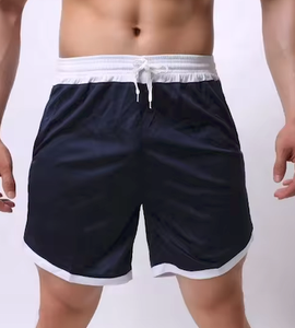Pantalones cortos elásticos con dobladillo dividido ajustados y ligeros sólidos respetuosos con el medio ambiente de alta calidad personalizados con cordón interior de 6" - Product Image 4