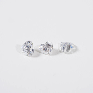 1 quilate VS-Si corazón corte laboratorio crecido HPHT CVD para GIA IGI certificado 7 piezas diamantes sintéticos brillantes sueltos al por mayor de La India - Product Image 1