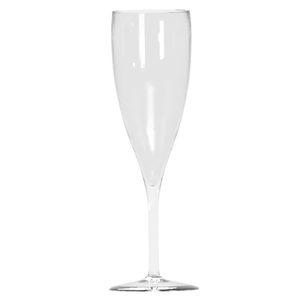 Flûtes à champagne en plastique non imprimées, transparentes, pour événements, en Tritan, sans quantité minimale, fabriquées en France - Product Image 1
