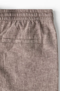 100% haute qualité propre marque Logo Design coton mélangé beige foncé couleur Shorts pour hommes Shorts surdimensionnés personnalisés pour hommes - Product Image 3