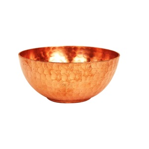 Bol en cuivre au design martelé de haute qualité Katori Bol de service et vaisselle à prix abordable - Product Image 1
