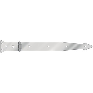 Galvanized Steel <b>Throwing</b> Sling 300mm Length 48x35mm Width 2.5mm Thickness <b>Blue</b> Chromated Pack of 10 - Product Image 1