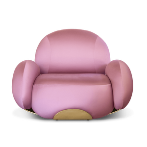 KARLOTTA Single <b>Sofa</b> Convertible and Extendable PU Upholstered Living Room Furniture One Seat for Home Use - Product Image 3