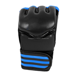 Custom Logo MMA Gloves Leather Breathable Durable Non-Slip Adjustable Wrist <b>Strap</b> Lightweight Boxing Training Gloves Hook Loop - Product Image 3