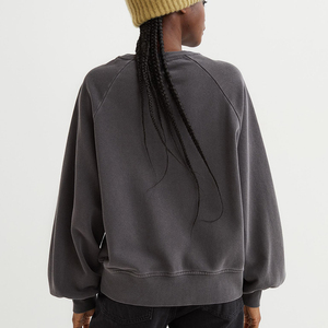 Sweat bicolore dernière conception automne hiver femmes couleur correspondant femmes sweats - Product Image 5