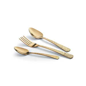 Juego de cubiertos de metal de estilo elegante al por mayor hecho en La India, cubiertos dorados al precio más bajo para uso en fiestas de hoteles en casa - Product Image 6
