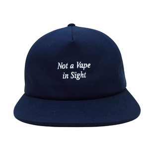OEM ODM Custom 5 Panel <b>Navy</b> Blue Embroidered Snapback Cap Adjustable Strap Cotton Material Stylish for Streetwear Men and Women - Product Image 1