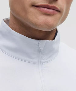 Wholesale Custom Logo Quarter Zip Sweatshirts Heavyweight Cropped Sweatshirt Digital Printing & Embroidery Cotton Blend Fabric - Product Image 4