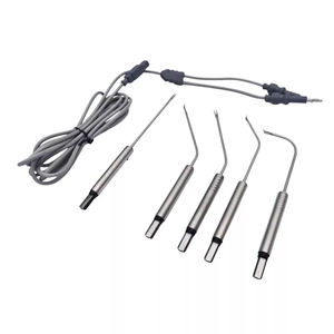 Juego de electrodos bipolares de alta calidad para instrumentos ENT fórceps de acero de fuente de energía manual/eléctrica - Product Image 1