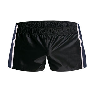 New Design Custom Breathable Casual Unisex Rugby Footy <b>Shorts</b> <b>Zipper</b> Pockets Lace 100% Polyester High Waist Quick Dry for Adults - Product Image 6