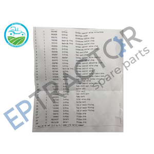 Kit de joints de pompe hydraulique RE29109 compatible avec les tracteurs John Deere 310B 3140 4000 4020 4755 - Product Image 3