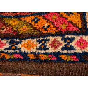 Alfombras de Lana Anudadas a Mano con Diseño Geométrico Nuray, 9x12, Rectangulares, Abstractas, Modelo Pae-3050, para Sala de Estar o Dormitorio, Color Naranja Rojo, Técnicas Hechas a Mano - Product Image 3