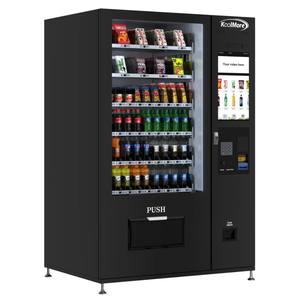 ตู้จำหน่ายสินค้าอัตโนมัติแบบแช่เย็นสำหรับขนมและเครื่องดื่ม รุ่นใหม่ 100% สำหรับงานหนัก 60 ช่อง หน้าจอสัมผัส 22 นิ้ว รับธนบัตร/เหรียญ รับประกัน 3 ปี - Product Image 2