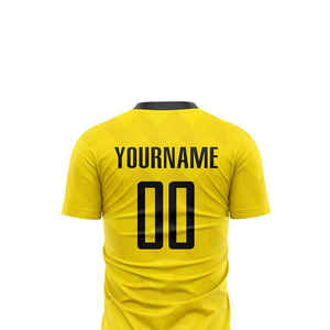 Uniforme de Fútbol Personalizado 2024, Camiseta de Fútbol 100% Premium, Teñido en Prenda, Impresión Digital, Secado Rápido, Transpirable, Cuello en V, Manga Corta - Product Image 6
