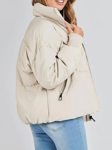 2025 Custom Wholesale <b>Women</b> <b>Lightweight</b> Outdoor Breathable Cotton Puffer <b>Jackets</b> Winter Fashion Street Wear - Product Image 4