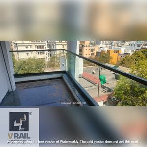 ราวบันไดสแตนเลสสีดำ PVD ดีไซน์ทันสมัยสำหรับระเบียงและโรงแรม - Product Image 6