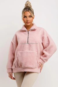 OEM Wholesale Fashionable Casual Fleece Hoodie for Women Quick Dry Breathable Waterproof Front Winter Street Wear <b>Jumper</b> Lining - Product Image 4