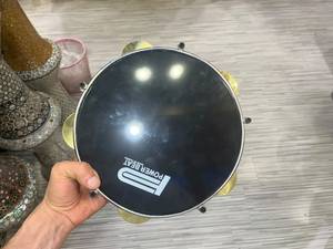 Pandero Árabe Profesional Egipcio Riq de 22 cm - Black Power Beat Head - Product Image 5