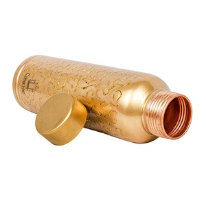 Cadeau de mariage Bouteilles d'eau en cuivre Design moderne pour le fitness Utiliser les personnes de yoga - Product Image 6