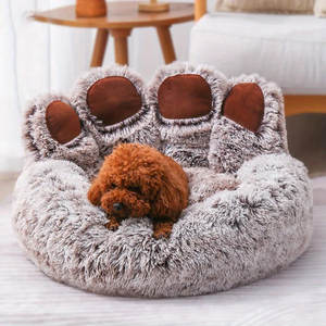 Camas Acogedoras para Mascotas en Forma de Pata de Oso, Modernas, Tamaños XL y Pequeños, Cueva Sólida y Cómoda para Animales Pequeños y Gatos para el Invierno - Product Image 5