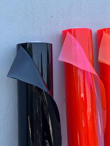 Wholesale Translucent <b>Red</b>&Pink PVC Film Rolls|Neon Coral Plastic Vinyl Sheet for Bag Making|Premium High Frequency Welded - Product Image 5