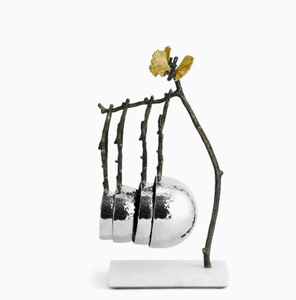 Chaud or et argent en acier inoxydable et laiton Floral maison salade décorative et bol de fruits bols à noix pour comptoirs et dessus de table - Product Image 5