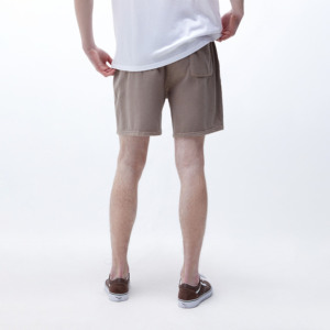 Vente en gros de shorts de gym 100% coton délavés à l'acide séchage rapide respirant vêtements d'entraînement en plein air poches High Street Shorts de course solides - Product Image 2