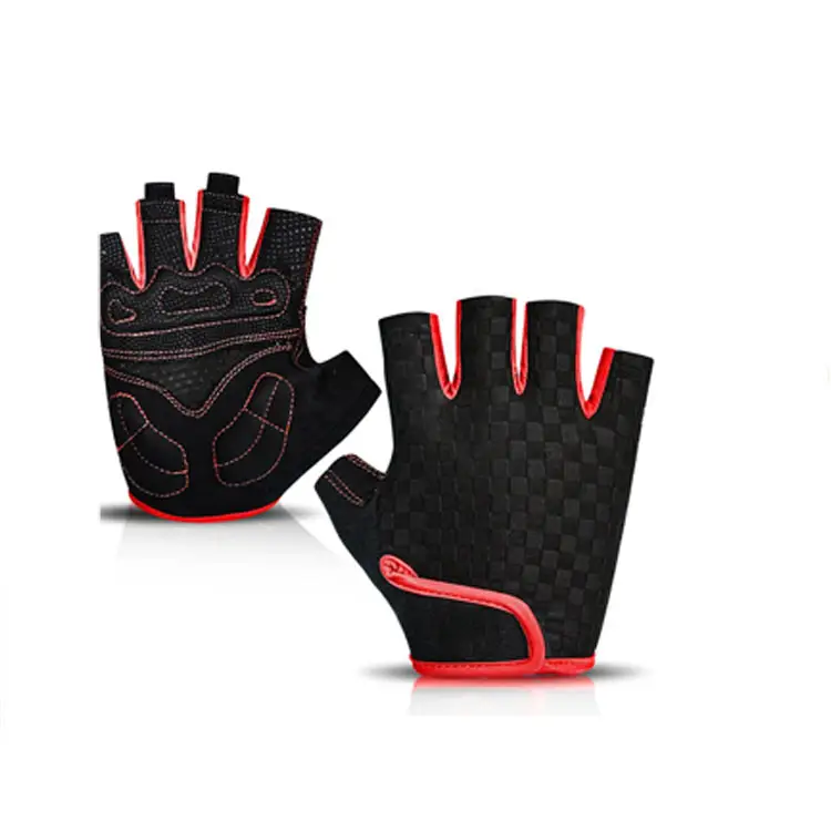 Guanti da ciclismo push up logo personalizzato nuovo arrivo guanti da bici guanti mezze dita di alta qualità