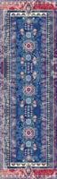 Tapis Emirgan personnalisé vintage à motif floral en chenille, anti-bactérien, résistant aux taches, imprimé numériquement, adapté aux animaux domestiques, lavable, pour petits espaces