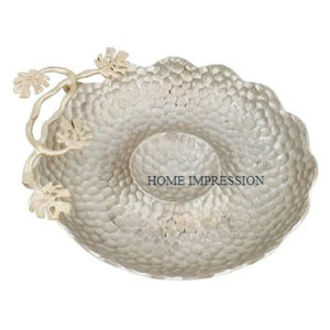 Tazón DE SERVICIO DE ALUMINIO hecho a mano de alta calidad con diseño de arte único artesanal indio para Fideos de restaurante y cafetería - Product Image 5