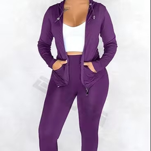 Survêtement noir personnalisé pas cher meilleure qualité 100% polyester/coton survêtement prix d'usine technologie privée polaire jogging vente en gros - Product Image 1