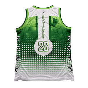 Uniforme de baloncesto transpirable de secado rápido para hombres ropa deportiva personalizar el nombre del equipo y el nombre del jugador uniforme ligero OEM - Product Image 3