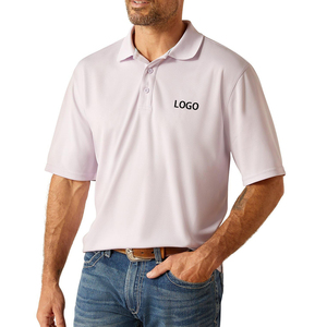 เสื้อโปโลผู้ชายทรงหลวม แขนสั้น ผ้าโพลีเอสเตอร์น้ำหนักเบา พิมพ์ลาย โลโก้ผ้าถัก แห้งเร็ว สั่งทำได้ - Product Image 1