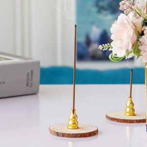 Quemador de Incienso Retro de Madera para Varillas de Incienso, Porta Incienso Redondo, Recolector de Cenizas, Decoración para el Hogar - Product Image 6