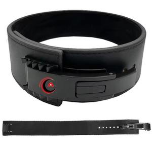 เข็มขัดอะนิเมะแบบปรับได้สำหรับผู้ชายเข็มขัดพยุงหลังหนังวัวแบบปรับได้เข็มขัดยกกระชับยกน้ำหนักยิม - Product Image 4