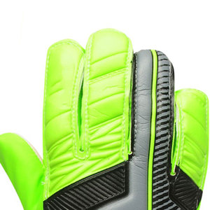 Gants de gardien de but de football personnalisés de haute qualité Dernière conception Équipement de protection sportive Fabriqué en cuir de qualité professionnelle Latex PU - Product Image 4