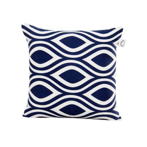 ชุดปลอกหมอนอิงผ้าฝ้ายสีฟ้าขาวพิมพ์ลายดีไซน์ที่ดีที่สุดสำหรับตกแต่งบ้าน - Product Image 1