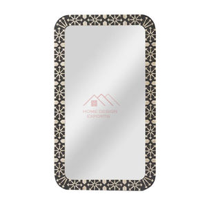 Long <b>Wall</b> Decor <b>Mirror</b> Hand Carved Bone Inlay Home <b>Wall</b> Decor <b>Mirrors</b> - Product Image 5