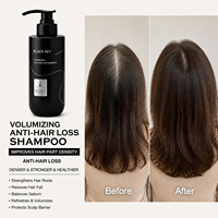 Shampoo anti-chute pour femmes, étiquette privée OEM, volumisant, feuille d'arborvitae, céramide, soin fortifiant des cheveux, CPNP GMPC, vente en gros