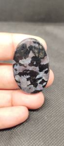 Udgems อัญมณีทำด้วยมือธรรมชาติ gabru Jasper Cabochon อัญมณีหลวมขนาดผสมสีขาวและสีดำสำหรับการทำเครื่องประดับขายส่ง - Product Image 4