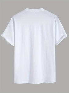 Camisetas de verano de manga corta para hombre Stock de diseño personalizable de línea roja y negra, ropa a granel, paca de ropa mixta, ropa usada - Product Image 4