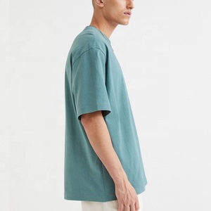 2025 à la mode surdimensionné goutte épaule qualité personnalisée poids lourd 100% coton T-Shirts pour hommes grande taille 240 grammes blanc - Product Image 3