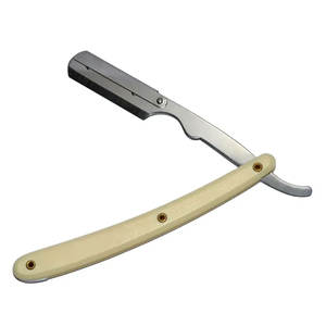 Maquinilla de afeitar recta de peluquero de salón profesional, corte de acero inoxidable, mango largo, maquinilla de afeitar Manual, salón de peluquería - Product Image 3